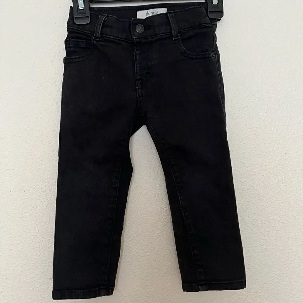 Gymboree skinny Boy Black jeans size 2 t